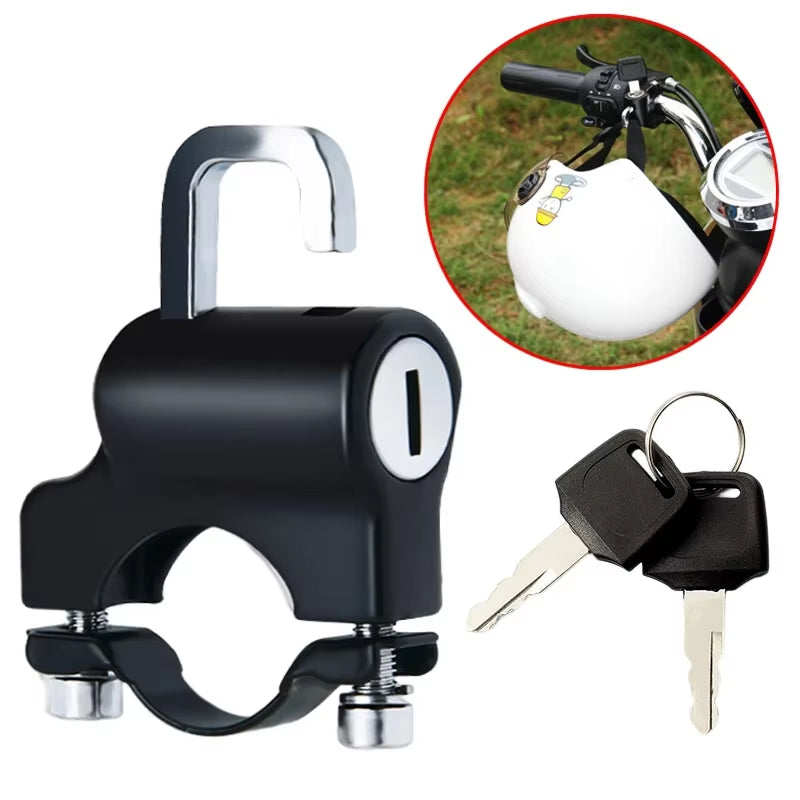 Motorcycle Helmet Lock Anti-Theft Fixed Lock Metal Multi-Function Universal Bicycle Bike Anti-Theft Security Moto Accessories