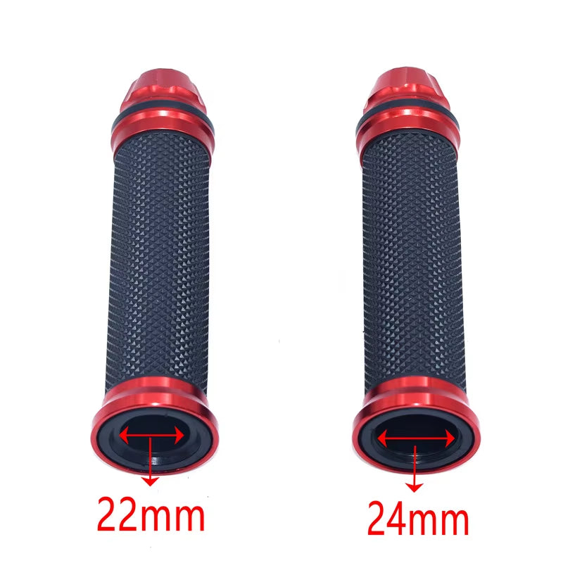 Motorcycle Grips Hand Rubber Pedal Biker Scooter Handlebar Grips Modified Handlebar Throttle Turn Grip Settle Handle Grips