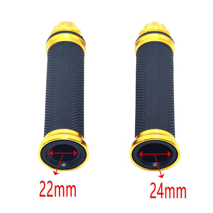 Motorcycle Grips Hand Rubber Pedal Biker Scooter Handlebar Grips Modified Handlebar Throttle Turn Grip Settle Handle Grips