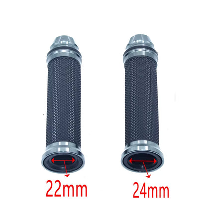 Motorcycle Grips Hand Rubber Pedal Biker Scooter Handlebar Grips Modified Handlebar Throttle Turn Grip Settle Handle Grips