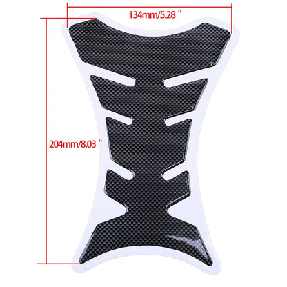 3D Carbon Fiber Fishbone Stickers Car Motorcycle Tank Pad Tankpad Protector for Motorcycle Universal Fishbone