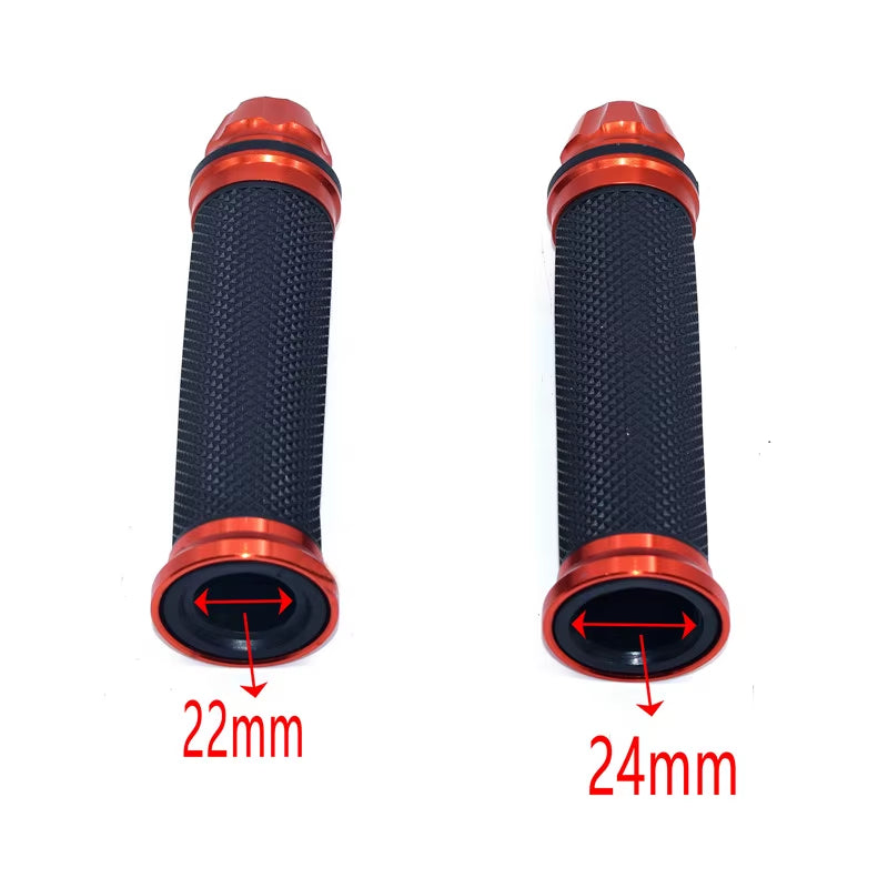 Motorcycle Grips Hand Rubber Pedal Biker Scooter Handlebar Grips Modified Handlebar Throttle Turn Grip Settle Handle Grips