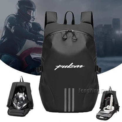 For Bajaj Pulsar 200 Knight Backpack Motorcycle Helmet Bag Travel Equipment Waterproof and Large Capacity