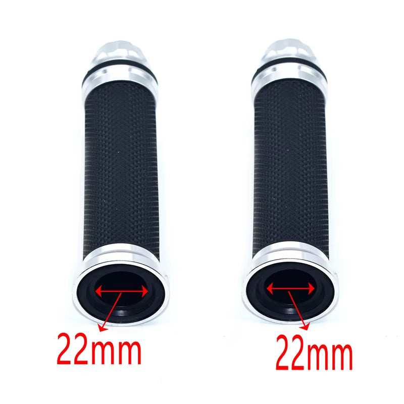 Motorcycle Grips Hand Rubber Pedal Biker Scooter Handlebar Grips Modified Handlebar Throttle Turn Grip Settle Handle Grips